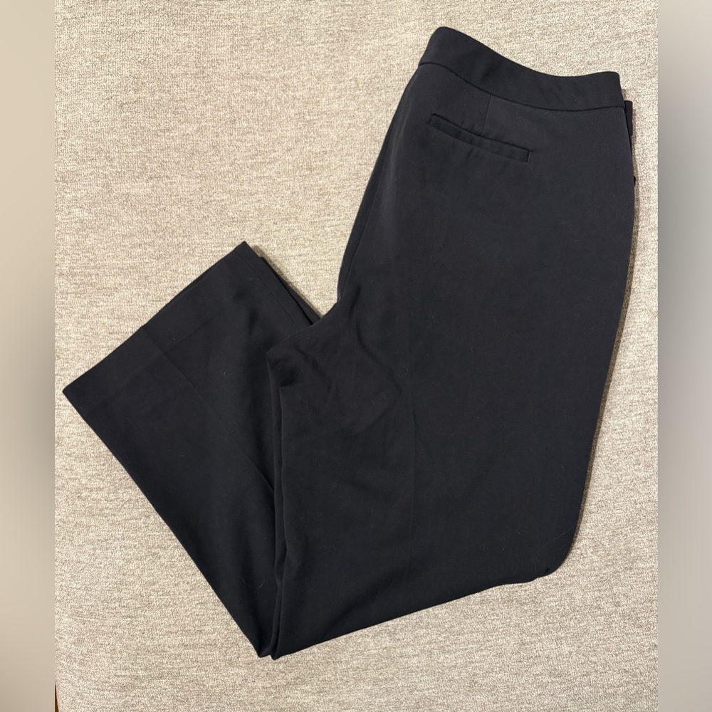 Classic Minimalist Black Slacks - Charter Club (Size 16WP) - Picture 2 of 6